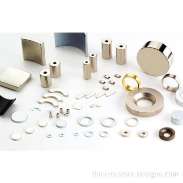 Different Size and Shape Sintered NdFeB Magnets for Industrial Use